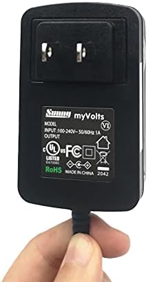 MyVolts 9V מתאם אספקת חשמל תואם/החלפה לפיליפס PET725/75 נגן DVD - ארהב תקע