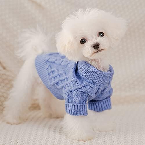 לרכוש סוודר בגדי מחמד כלבים סרוג סוודר בגדים כלבי תלבושות כותנה סתיו חורף