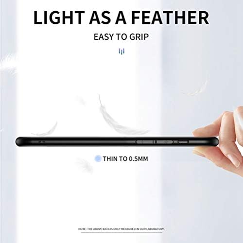 מארז Lusheng עבור Huawei Nova 6, צבע שיפוע זכוכית מחוסמת מעטפת אחורית קליפה רכה TPU Cover Cover Cox,