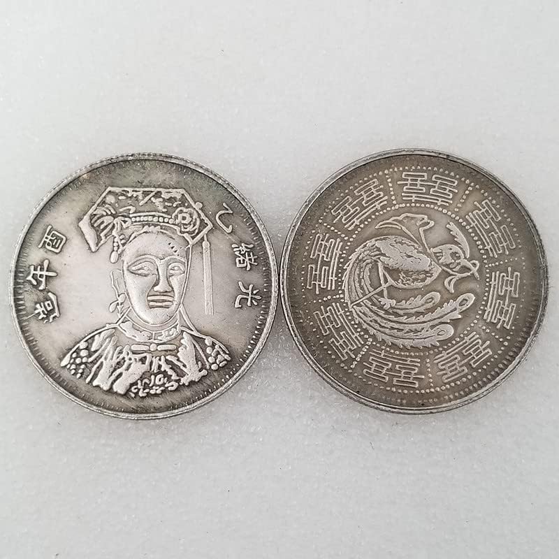 מלאכות עתיקות של צ'ינגפנג 22 ליבת ברזל יואן לונגיאנג יואן דאטו מטבעות זיכרון