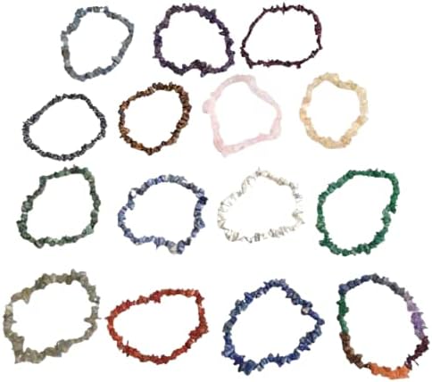 סילון ייחודי אותנטי מגוון צ'יפס צ'יפס צמיד שרשרת תכשיטים תליון אבן טבעית נשים גברים