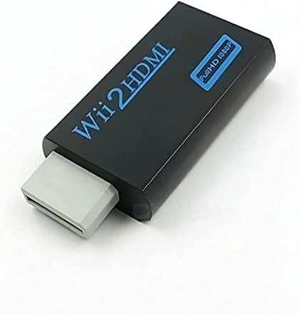 ממיר Wii to HDMI 1080p עבור מכשיר HD מלא, Wii נייד ל- HDMI Wii2hdmi Full HD ממיר Audio Audio Audapter