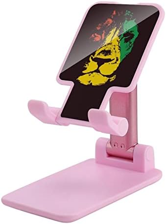 ראש אריה ראסטה הדפיס טלפון סלולרי תואם לטבליות מתג אייפון מתקנת מתכוונת לכוונון מתכוונן מחזיק שולחן