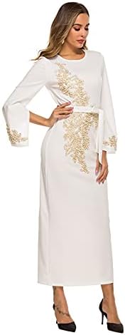 העבאיה שמלת ערב רקום מקסי שמלת מפואר נשים של מוסלמי קפטן נשים של שמלת פורמליות שמלות