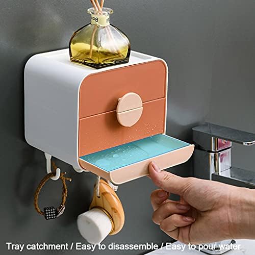 מחזיק בר סבון Stebcece למקלחת קיר אמבטיה שכבה כפולה ללא קיר קידוח נשלף