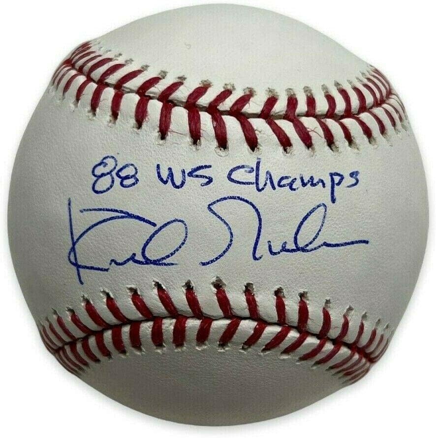 קירק גיבסון חתם על בייסבול ליגת העל MLB W/ 88 WS Champs PSA - כדורי בייסבול עם חתימה