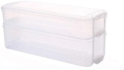 פלסטיק אחסון פחי מקרר אחסון תיבת מזון אחסון מכולות עם מכסה עבור מטבח מקרר ארון מקפיא שולחן