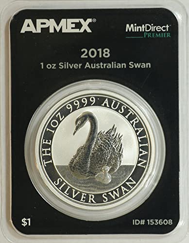 2018 Au Mint Direct Premier Silver Silver Australian דולר דולר אוסטרלי דולר מבריק ללא מחזור כמו