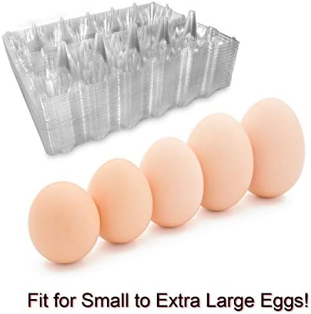גדול ביצת קרטוני 30 חבילות עם מדבקת תוויות, פלסטיק ביצת קרטון עבור 12 ביצים, זול בתפזורת ביצת מגש ביצת