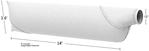 שקית ואקום הסרת בידוד - 14 'x 3.6' מחזיקה ב- 125 CF - קרנף Flexbag + צווארון EZ -Fill