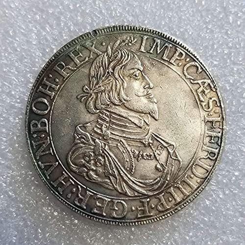 מלאכות עתיקות 1642 דולר כסף גרמני יואן מטבע ראש גדול מטבע זיכרון מטבע מטבע 1954