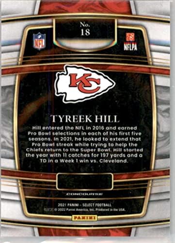 2021 PANINI SELECT 18 TYREEK HILL CONCOURS