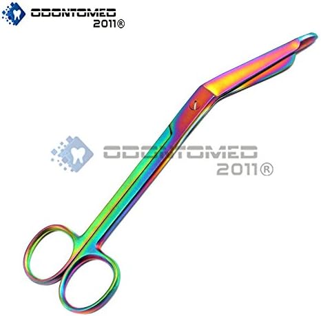 Odontomed2011® Titanium Galaxy Rainbow 7.5 תחבושת ליסטר אולטימטיבית אידיאלית לאחיות, EMT, סטודנטים לחובש,