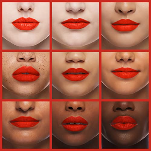 שפתון נוזלי מט מט בלתי ניתן לטעות של לוריאל פריז, צבע מאט אינטנסיבי לאורך זמן, לבוש עד 16 שעות, פיגמנט