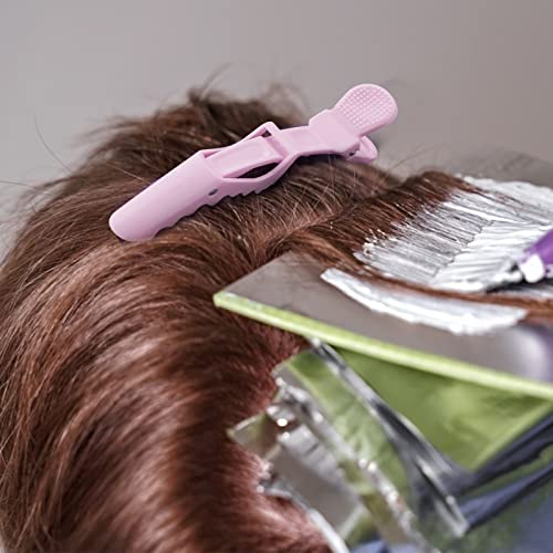 Ondder 24 חבילות תנין קליפים לשיער לעיצוב קטעי סלון גדולים יותר של קטעי שיער לפרו לקטעי ספר לצביעת שיער,