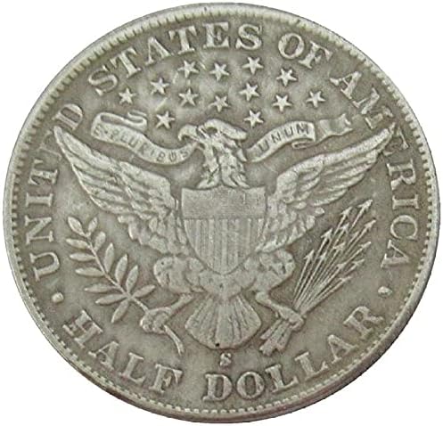 אתגר מטבע מספרה אמריקאית 10 סנט 1905 עותק מצופה כסף עותק מצופה זיכרון אוסף מטבעות מטבעות