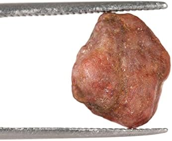 Gemhub 3.70 סמק ורוד טורמלין ריפוי טבעי קריסטל אבן חן רופפת לקישוט, ליטוש, ריפוי