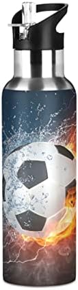 כדור כדורגל Kcldeci באש ומים בקבוק מים ספורט