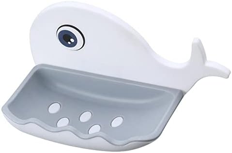 מקלחת Jucheng ניידת ללא אגרוף צורת דגים קופסת סבון רפידות מחזיק רפידות אחסון אמבטיה מגש אמבטיה אביזרי