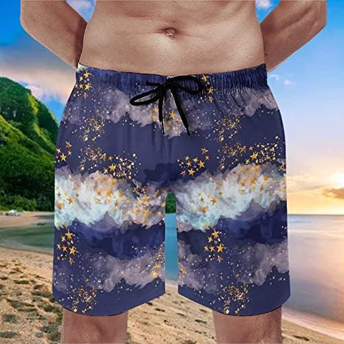 מכנסיים קצרים של BMISEGM לגברים גברים קיץ אופנה פנאי חוף הים 3D תלת מימד תחרה דיגיטלית
