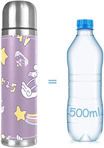 פלדת נירוסטה ואקום מבודד ספל כתר תרמוס בקבוק מים למשקאות חמים וקרים לילדים מבוגרים 16 גרם