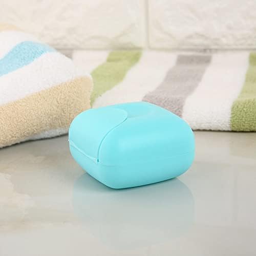 קופסת סבון פלסטיק בעבודת יד HFGN עם מכסה עם אבזם נעילה אטם קופסת סבון ניידת לבנה