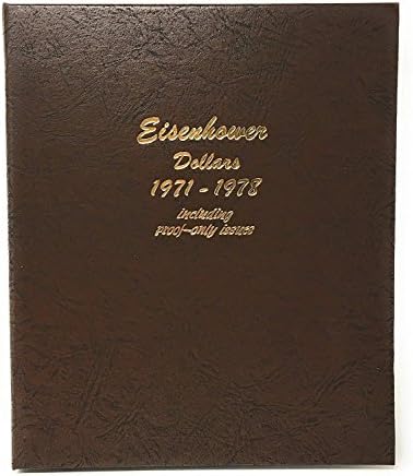 אלבום מטבע הדולר של Dansco US Eisenhower 1971 - 1978 עם הוכחה 8176